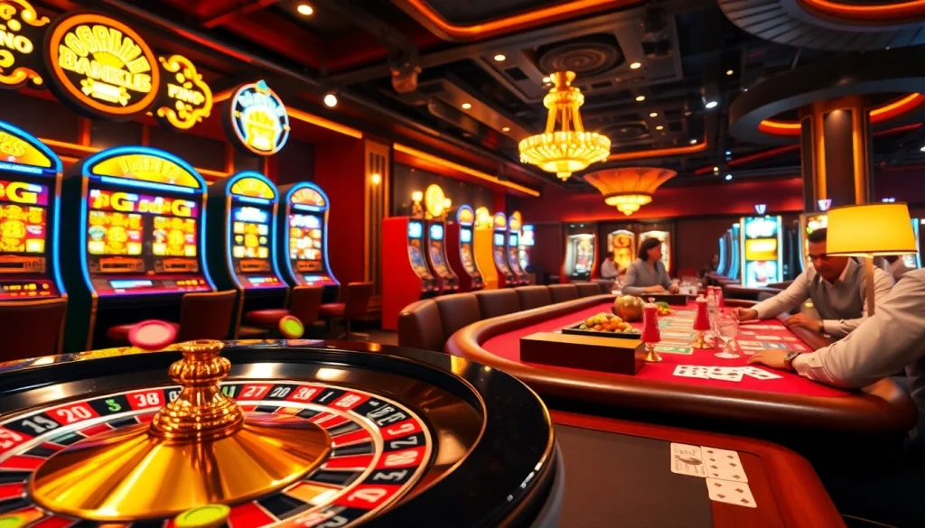 Experience the thrill of gaming at https://mm88.nl/ with vibrant casino visuals featuring roulette and poker.